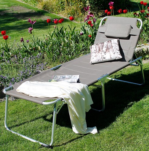 Lettino prendisole alluminio - ,